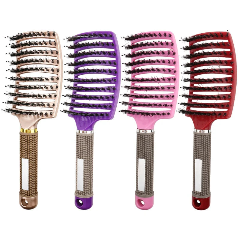 🌟 La Brosse Magique Qui Démêle Sans Douleur : Dites Adieu aux Nœuds! 🌟