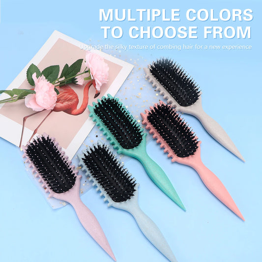 Sculptez des Boucles Parfaites en Douceur – La Brosse Essentielle pour Cheveux Bouclés !