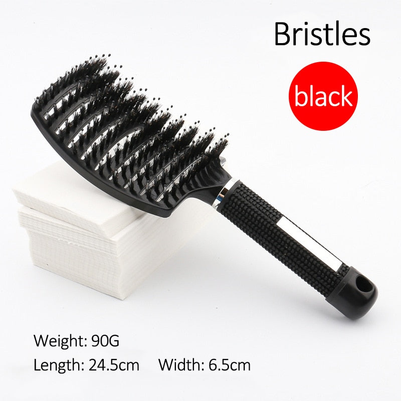 Brosse Magique à cheveux Noir