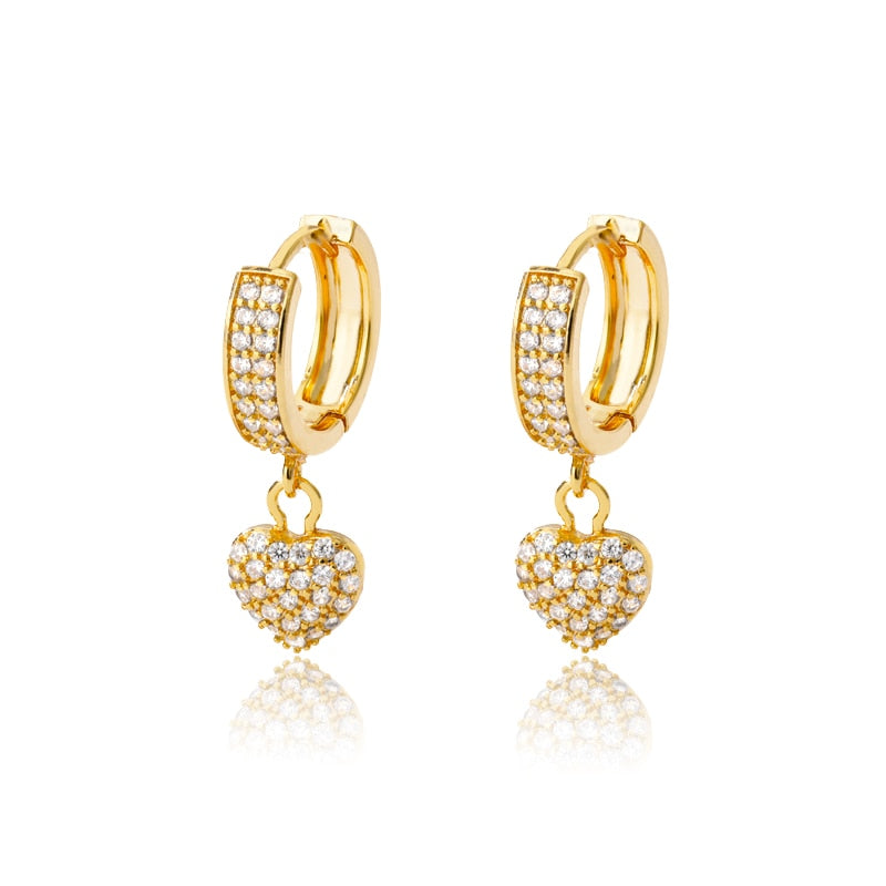 Boucles d'oreilles collection Love en acier inoxydable