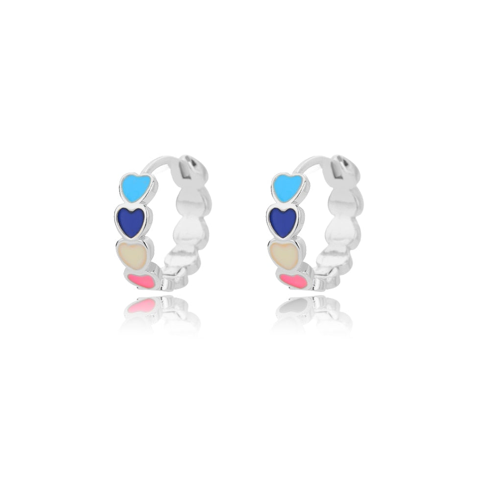 Boucles d'oreilles collection Love en acier inoxydable