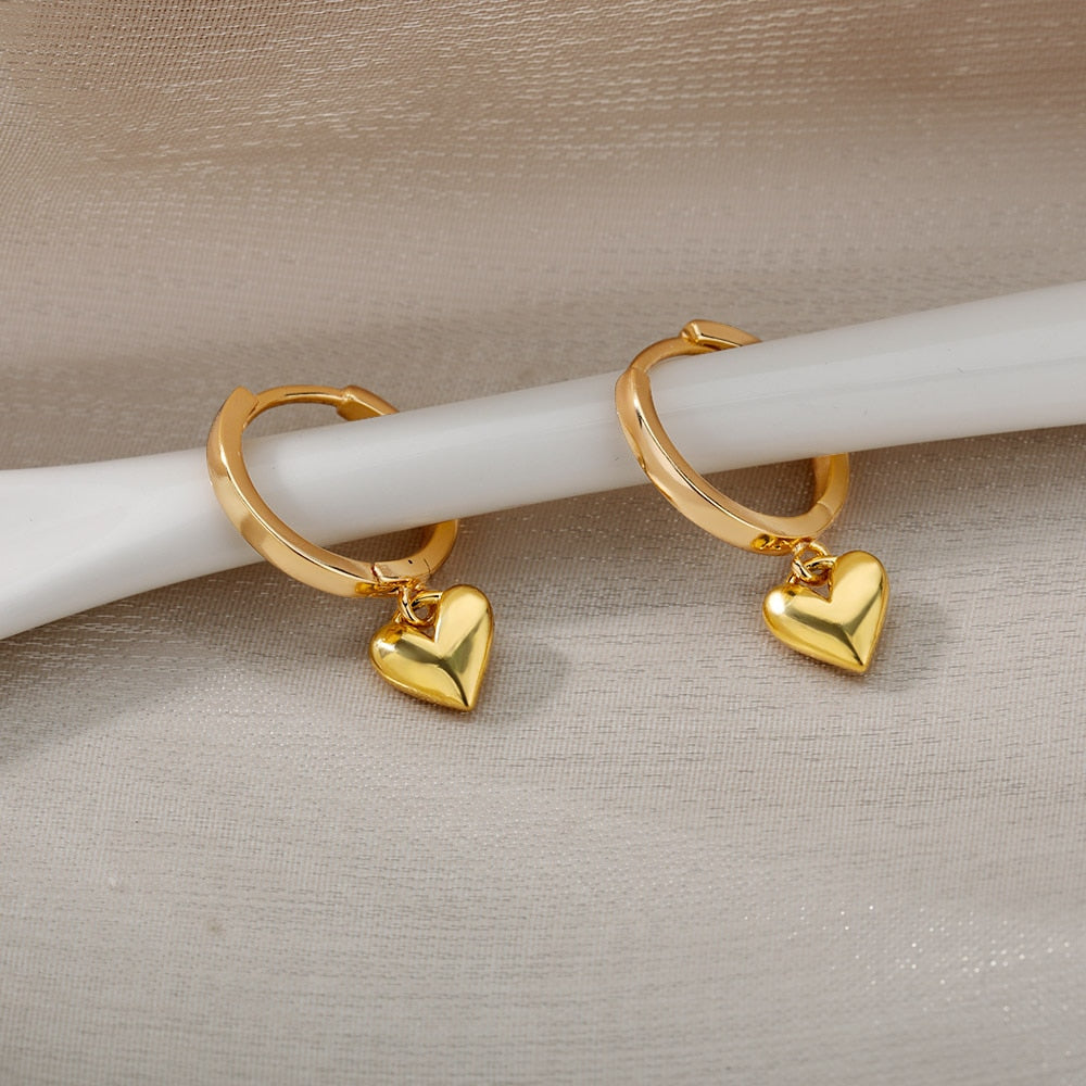 Boucles d'oreilles collection Love en acier inoxydable