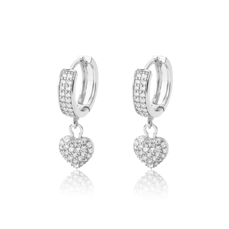 Boucles d'oreilles collection Love en acier inoxydable